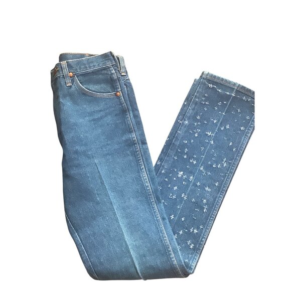 Vintage Wrangler 936DEN Women’s Jeans 31x36 Made in USA Talon 42 Rare Print - Picture 8 of 16